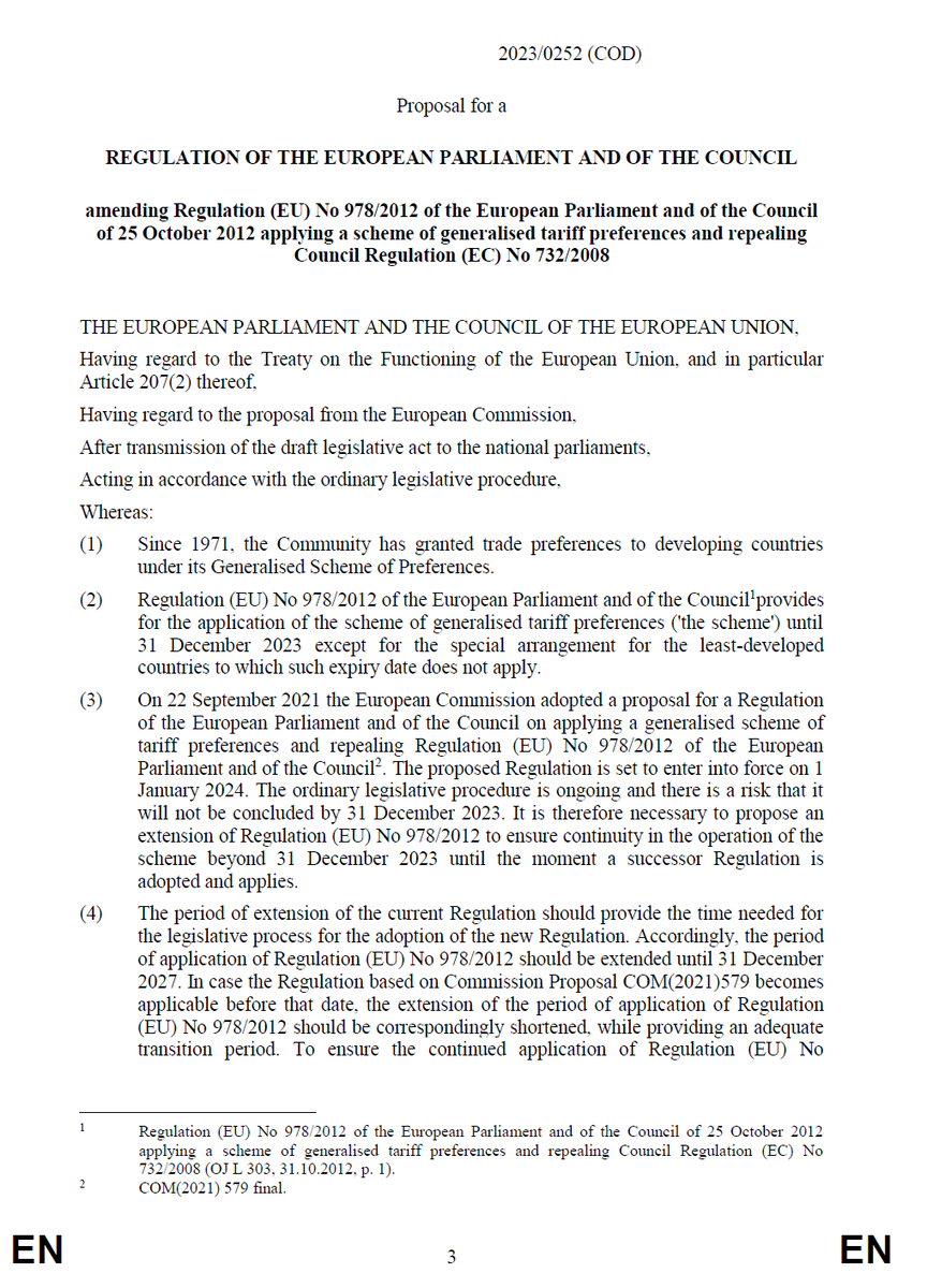 berndlange's tweet photo. Sensible for Commission to propose roll-over of current #GSP for 4 years. @EP_Trade will ensure plan B ready if needed. Beneficiary countries need clarity. Yet, we still want to find an agreement on revision but for this we need Council to embrace original purpose of the tool. https://t.co/GyzkcaSKMp