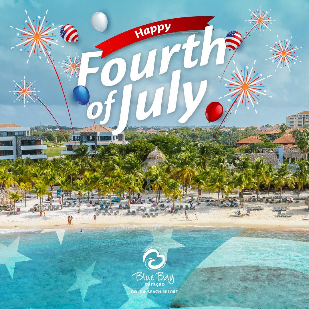 BlueBayCuracao's tweet photo. Happy 4th of July! 🎉🌟
Wishing all our incredible friends and guests at Blue Bay Curacao Golf &amp; Beach Resort a fantastic Independence Day celebration! 🎆🗽

#Happy4thofJuly #BlueBayCuracao #IndependenceDay #CelebrationTime https://t.co/o4bSy9aowL