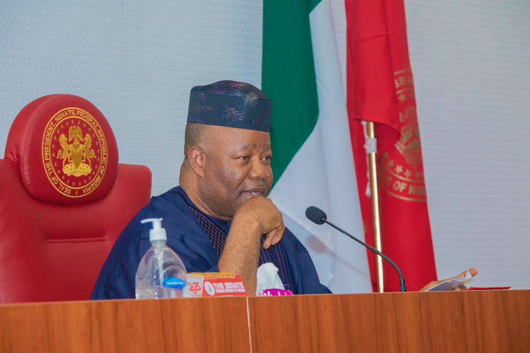 Senator_Akpabio's tweet photo. I  presided over today's Plenary after Sallah break. 

At the resumed sitting of the Senate, Principal Officers were elected for the Senate with Senator Opeyemi Bamidele, emerging the Leader of the Senate, Senator Dave Umahi; Deputy Senate Leader, Senator Ali Ndume;.. https://t.co/hVu1s2PgAS