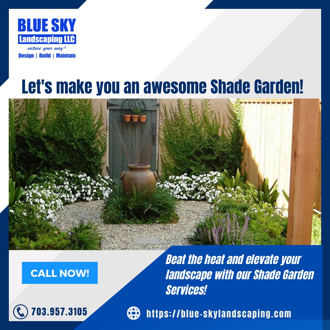 Shade gardens are a beautiful and serene place to relax and enjoy the outdoors.

We can design you one that suit your style, from simple and elegant to bold and colorful. 

blue-skylandscaping.com

#landscaping #workinloudoun #shadegarden #garden #floral #perennials #landscape