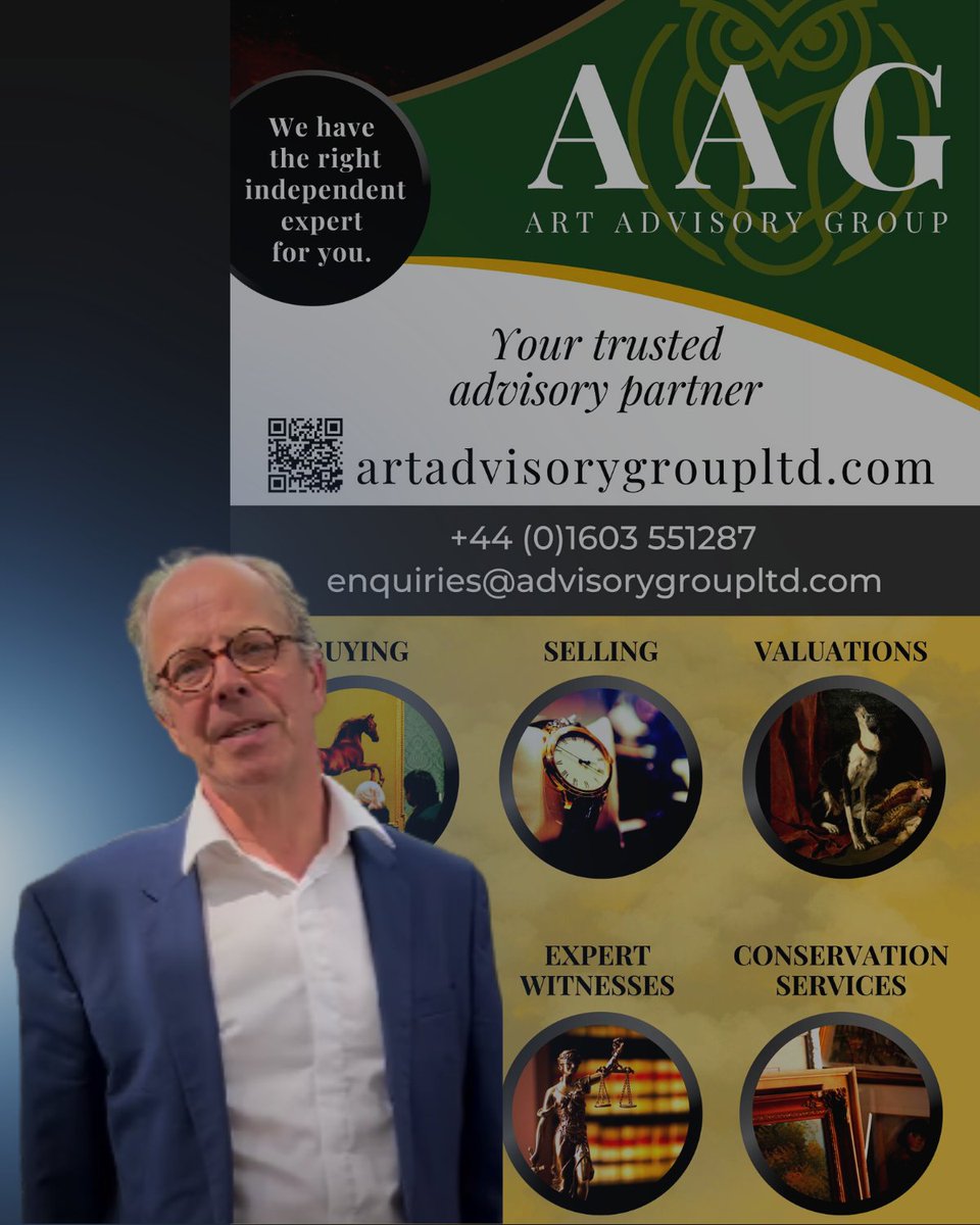 Artadvisorygrp's tweet image. Art Advisory Group is in the News Digest of the latest issue of Antiques Trade Gazette. Read the article: antiquestradegazette.com/print-edition/…
#aag #artadvisorygroup #estorickcollection #event #specialists #art #artadvisory #subscribenow