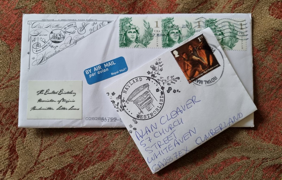 thelonningsguy's tweet photo. Nothing says 'Welcome Home' more than finding handwritten letters on the doormat 😃 Thankyou @1610captain and @RohanLisa https://t.co/kWNT4mjvl7