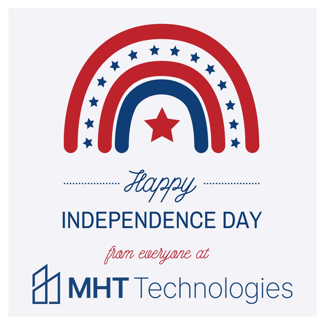 Happy Independece Day! We at MHT Technologies wish you and your loved ones a great day celebrating, BBQ-ing, and relaxing.
 
#independenceday #4thofjuly #happy4th #technology #smartbuildings #poe