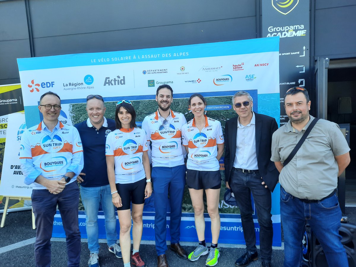 Cap sur le #SunTrip avec Julie !

Fiers d’accompagner pour la troisième année un participant à cette course mythique de vélo solaire qui a vocation à promouvoir les nouvelles formes de mobilités, fondées sur les énergies renouvelables.

#FierDAgirVraiment #energiesrenouvelables