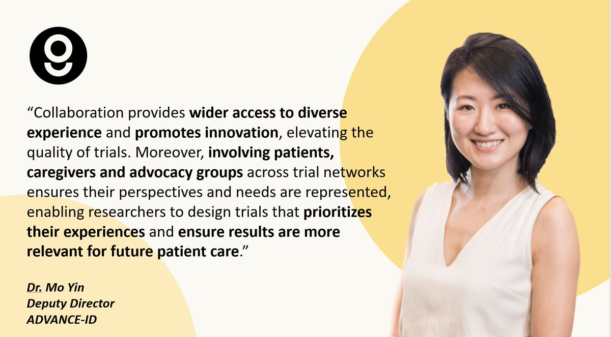 #Collaboration and #transparency are pivotal to maximizing benefit from research. In today’s #GoodTrialsGrapevine, <a href="/InfectiousMoYin/">Mo Yin</a> of <a href="/ADVANCE__ID/">ADVANCE-ID Network</a> discusses the benefits of collaboration to boost the efficiency &amp; quality of #clinicaltrials in Asia. 👉lnkd.in/e6TCZ-Ue