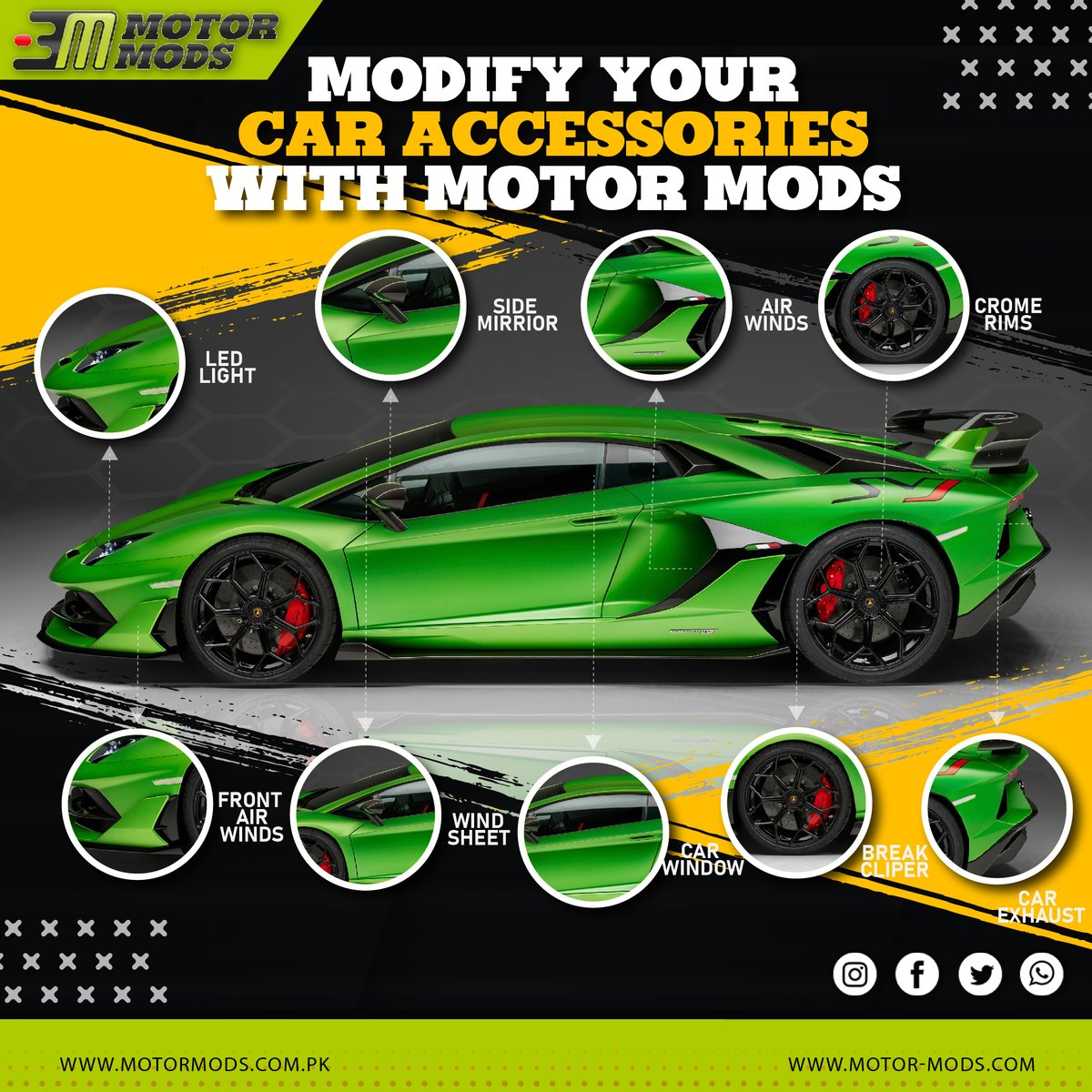 motormods4's tweet image. Experience the perfect blend of style and performance with car accessories and motor mods that take your ride to the next level. 🚗✨🔧 #CarAccessories #MotorMods #StyleAndPower #EnhanceYourRide #PerformanceUpgrades #CustomizeYourCar #StandOutOnTheRoad #PowerfulPerformance #Car
