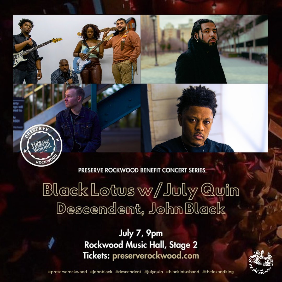 ⚠️ <a href="/RockwoodNYC/">Rockwood Music Hall</a>, a cultural institute for live music and one of our favorite venues in NYC, needs our help! Join us this Friday for a BX showcase at Stage 2! #tfak #johnblack #descendent #julyquin #blacklotusband #thebronx #bronxmusic #nyc
