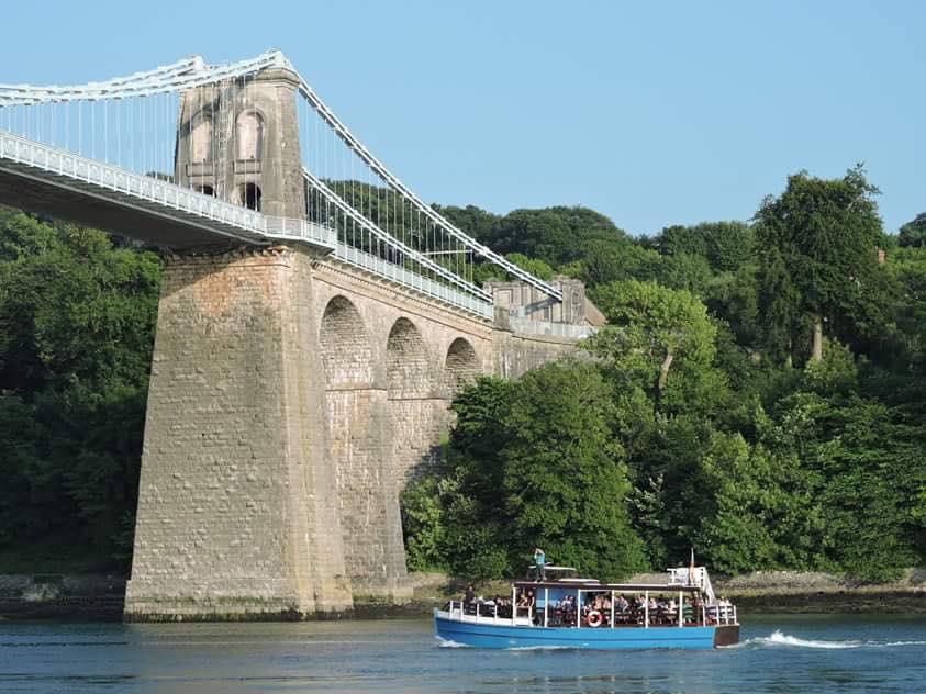 MenaiCruises's tweet photo. Join us for a 2hr bridges cruise on the famous #menaistrait Sunday 9 July at 1.45pm and enjoy spectacular views from seaward #anglesey #snowdonia #portdinorwic #CaernarfonCastle. Booking details  https://t.co/MokAAb3cOr https://t.co/V8AFMTIqEx