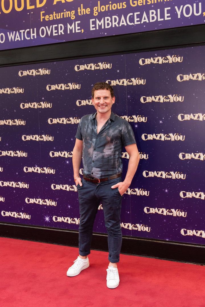 SamJSadler's tweet photo. 🎼Who could ask for anything more!!’🎶
Crazy for You Press Night!!
🎙️ @boxofficeradio
📷 @LouMorrisPhoto
#PressNight #Theatre #BoxOfficeRadio #MusicalTheatre #CrazyForYou #RedCarpet https://t.co/TsRaJ77s58