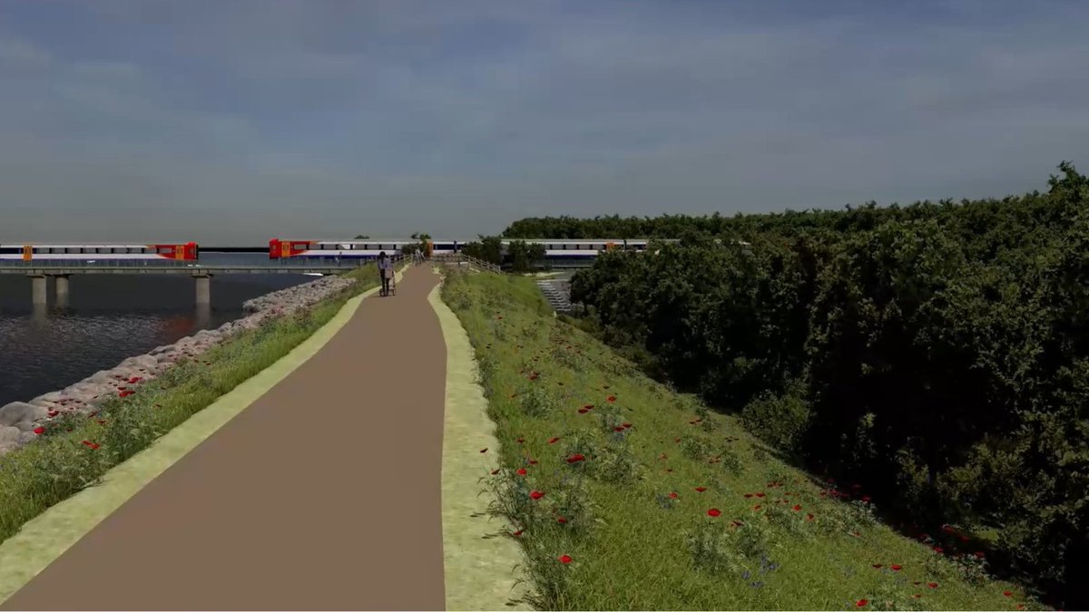 CoastalP_UK's tweet photo. The North Portsea Coastal Scheme phase 5 planning app is now live.
https://t.co/2saICdwQvN ref 23/00798/FUL
This last phase will connect the flood defences of Tipner Lake to Anchorage Park.
When complete, the scheme will protect over 4700 properties &amp; essential infrastructure. https://t.co/dwDe1XFtGh