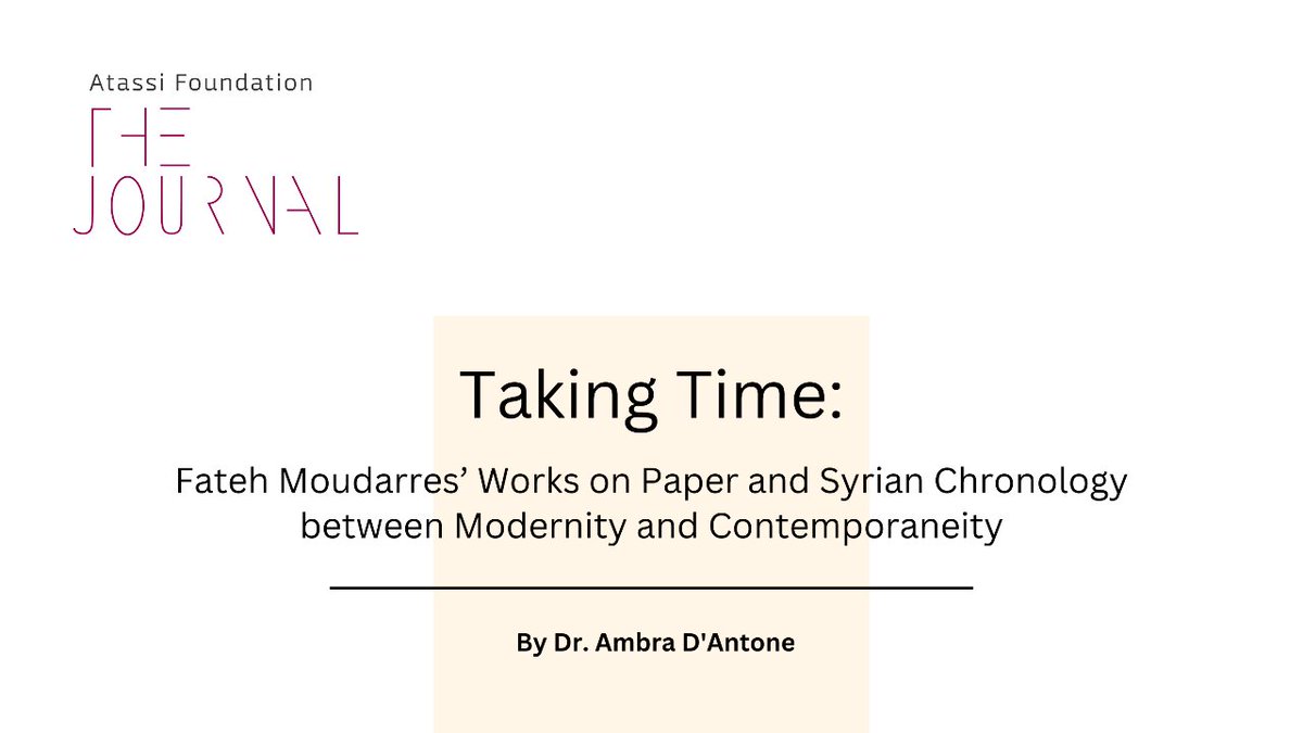 Atassi Foundation tweet media