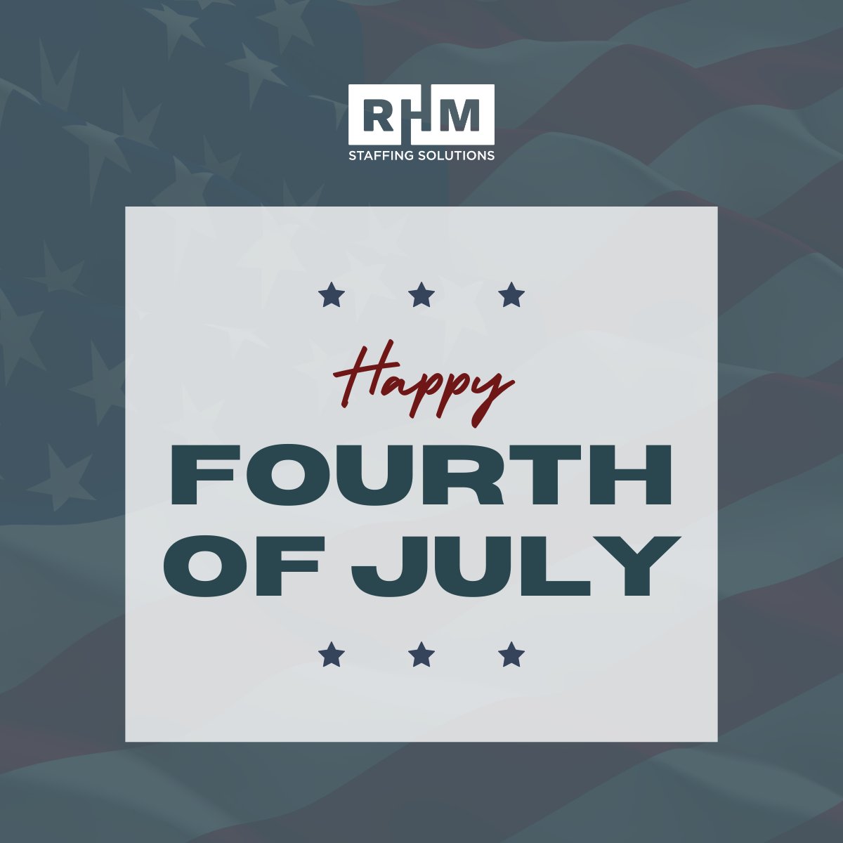 rhmstaffing's tweet photo. We hope you have a safe and FUN #4thofjuly!🎆 https://t.co/lyZdUOS79Q