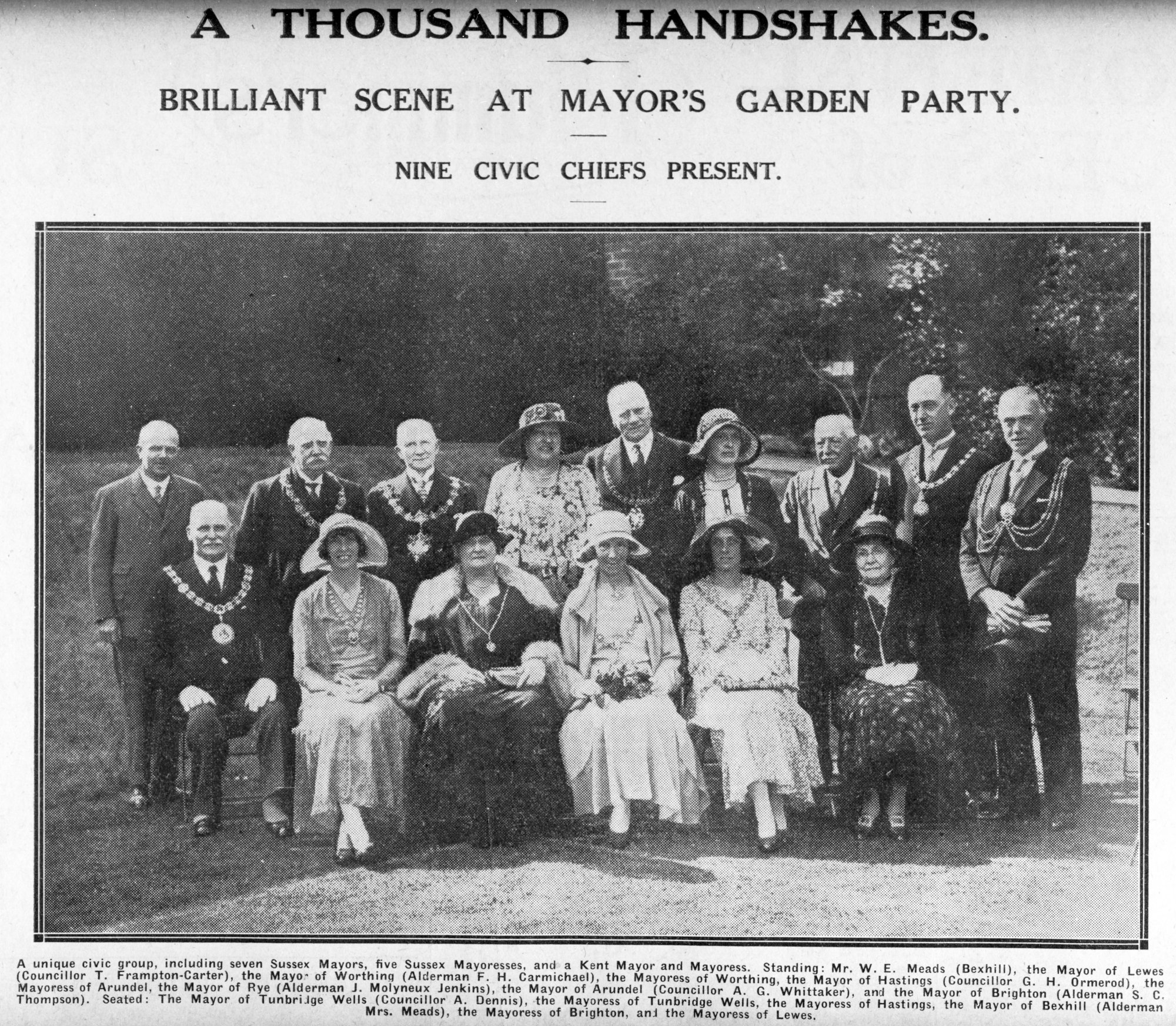 Bexhill Museum on Twitter ""A Thousand Handshakes. Brilliant Scene At