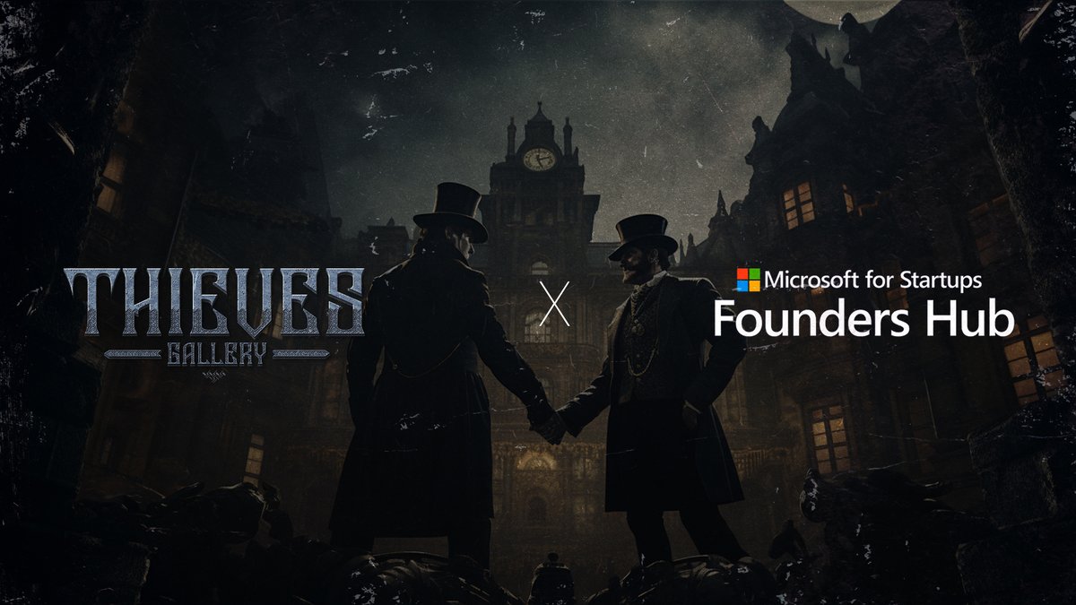 It is a pleasure to collaborate with esteemed organizations in the pursuit of our aspirations. 

We are thrilled to announce our partnership with Microsoft Founders Hub! <a href="/msft4startups/">Microsoft for Startups</a> 

#Web3Gaming #Gaming #ThievesGallery #NFTs <a href="/studiospacegoat/">Spacegoat Studios</a>