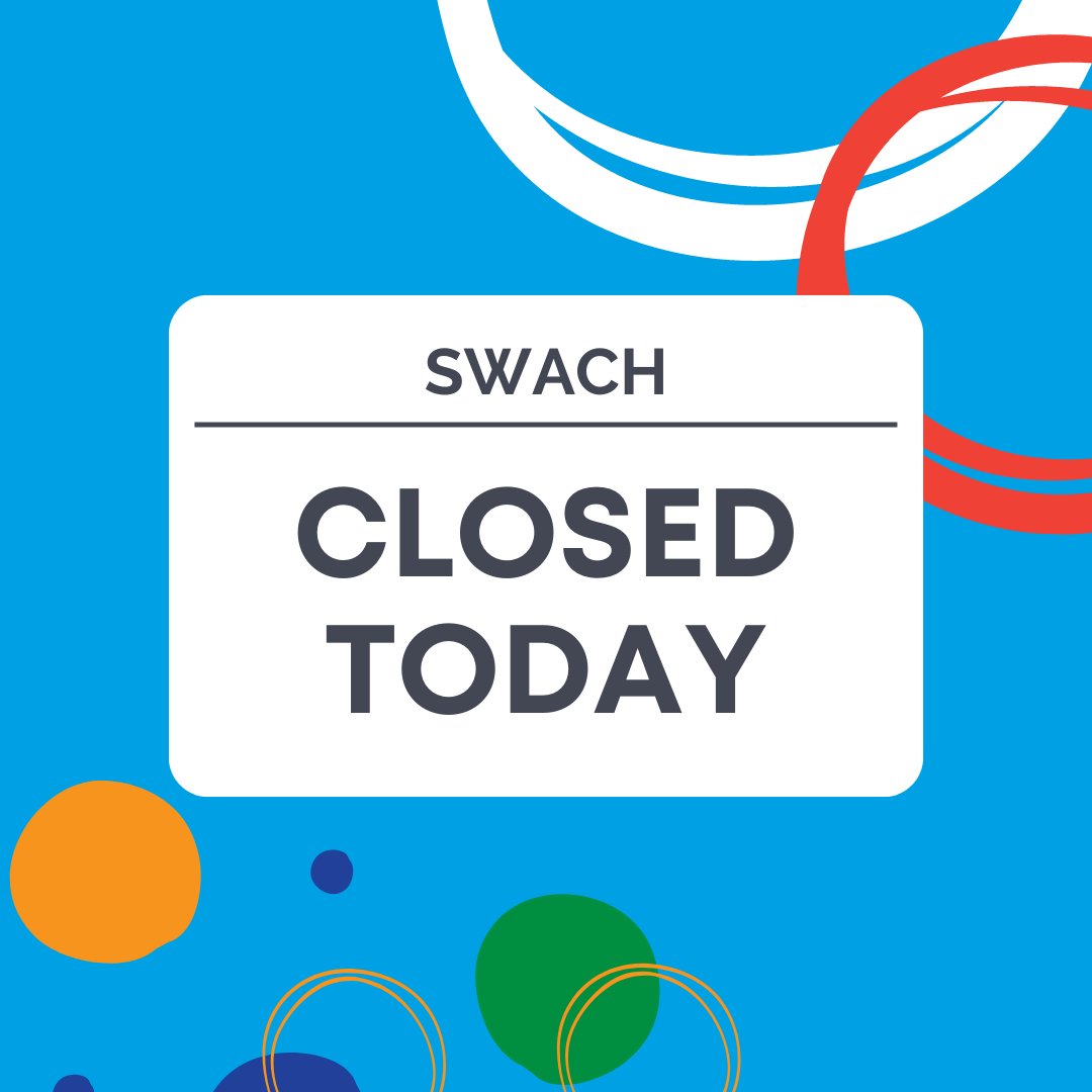 SWACH_ORG's tweet image. In observance of Independence Day, our office is closed today. We'll be open again during regular business hours tomorrow.