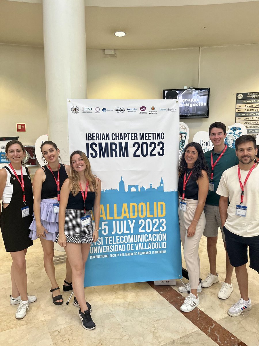 LabMri's tweet photo. The Translational Imaging Biomarkers lab of the @NeuroAlc is at the @ISMRMIberian! 🧲🧠🔥 (iberian) MRI rules! @ACerdanCerda  @eespinos97 @si_de_santis https://t.co/3p5I7TBr6P
