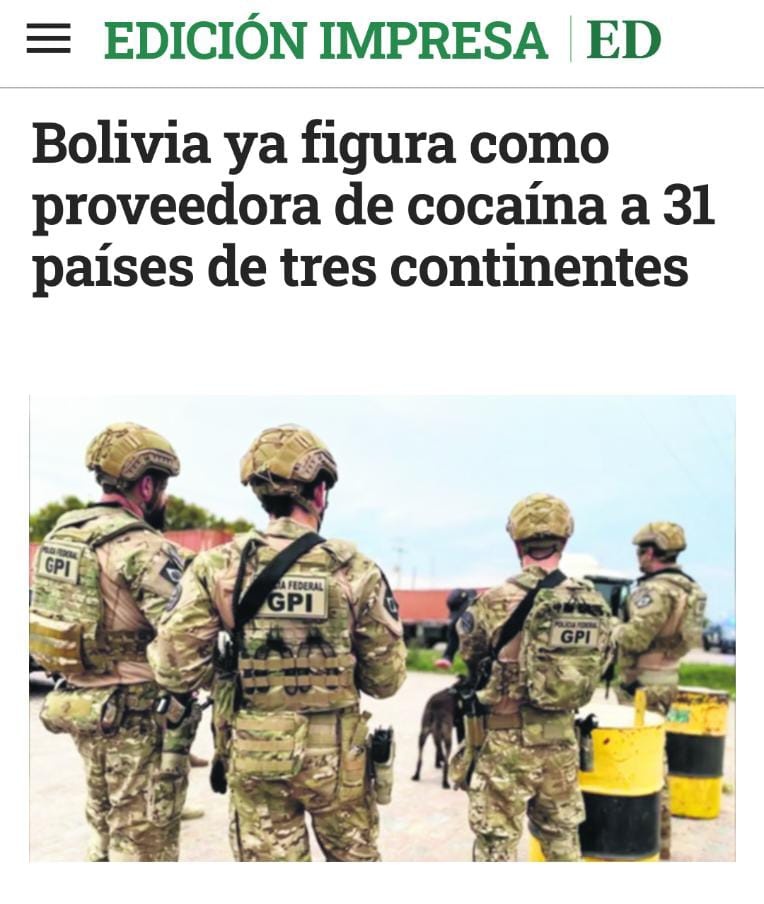 LuisFerCamachoV's tweet photo. El régimen de Arce supera varios records: la corrupción, el narcotráfico y la violación de DDHH. Corrupción en ABC, narcotráfico en BOA y la violación de DDHH contra los periodistas y la oposición. https://t.co/M61Bv5VBCY