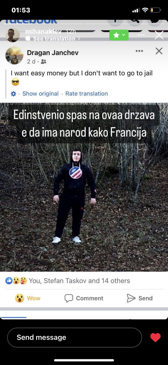 dekasibecolo's tweet photo. niggas be like: aj da odeme na ohrid calling 
na koj se javuva dojran https://t.co/GDe29BSVlX
