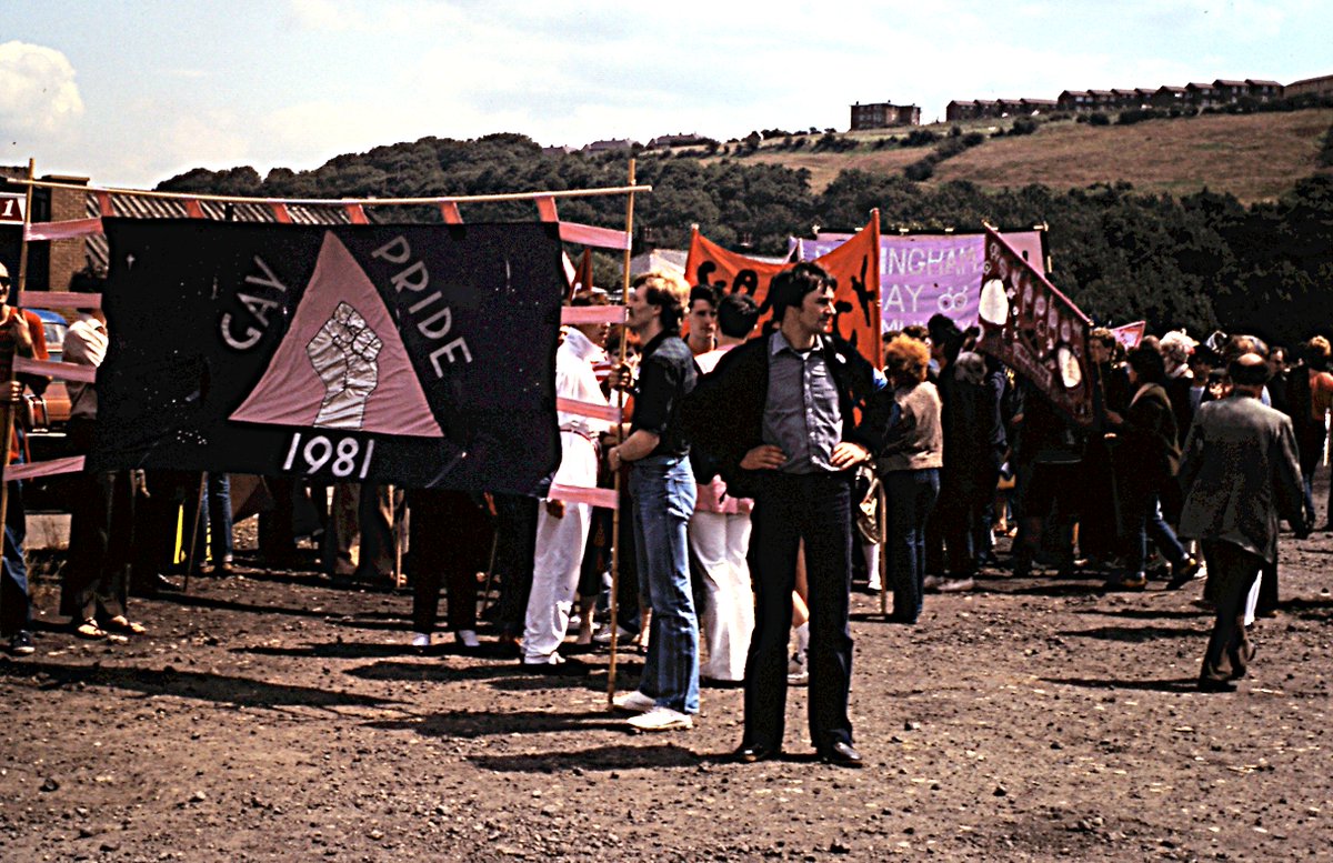 wyorksarchives's tweet photo. The 1st national Pride took place #onthisday in Huddersfield in 1981 🌈You can explore our #Pride1981 collection & find out more about this remarkable story in our latest blog post: https://t.co/sqaEKHqVnH
Photo courtesy of Tim Boulton-Maggs and Peter Scott Presland https://t.co/C178FUAmEN