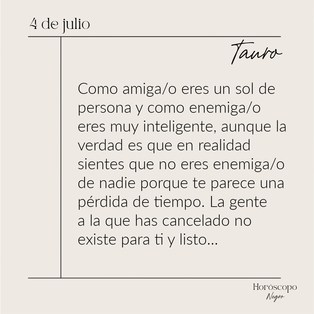 ✨♉✨ #tauro #horoscoponegro