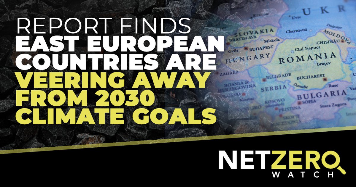 NetZeroWatch's tweet photo. A new report says that Eastern European countries are veering away from 2030 climate goals as many ditch Net Zero policies and go back to “supporting gas and coal consumption instead of renewables."

#CostOfNetZero

Read more: https://t.co/pKo4wjVF2j https://t.co/qH5riS3RJp