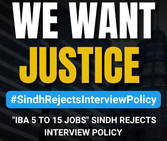 azam_Khakhan's tweet image. #SindhRejectsInterviewPolicy