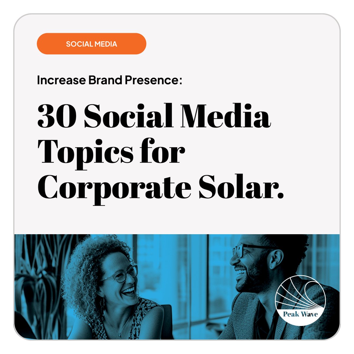 peakwaveagency's tweet photo. Here are 30 post topics that corporate solar companies can use to boost their social media presence. 

#PeakWaveAgency #CommercialSolarPower #CommercialBatteryStorage #SolarMarketing #SolarAdvertising #SolarAgency https://t.co/cs5l8Z3iPh