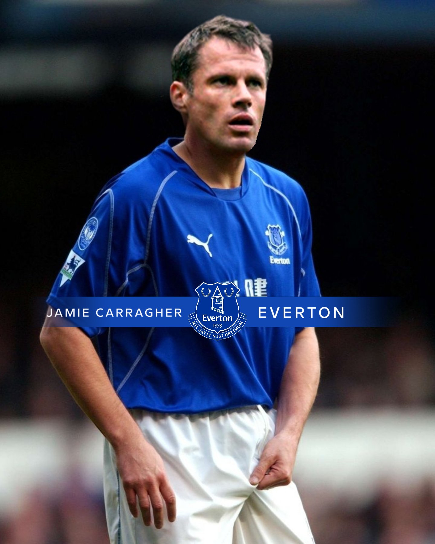 Carragher everton cheap kit