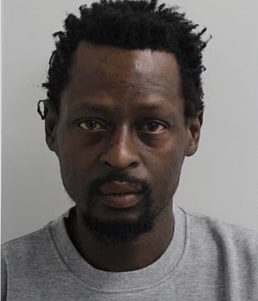 ActivePatriotUK's tweet image. RAPIST WHO BROKE WOMAN'S BACK DURING VICIOUS SEX ATTACK IS JAILED FOR 19 YEARS

 A 'merciless' rapist who left a woman with a broken back during a viscous sex attack has been jailed for 19 years

Pascal Jombla, 46 dragged the woman into his home in Hackney, east London, on June…