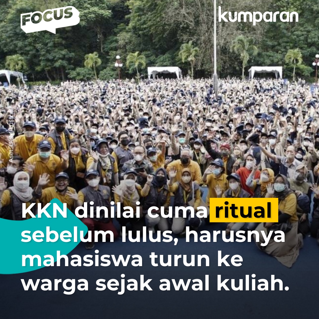 Pengamat pendidikan, Ubaid Matraji, menilai Kuliah Kerja Nyata (KKN) sudah tidak relevan dilakukan di zaman sekarang. Katanya, itu hanya dijadikan ritual akhir periode sebelum lulus kuliah. #focus #kkn #news #oneliner #kumparan