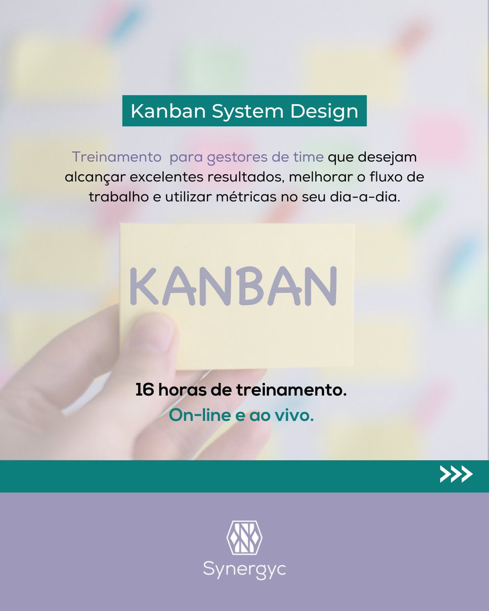 Synergyc_co's tweet photo. A próxima turma do treinamento Kanban System Design inicia no dia 10/07. Comprando o combo (KSD e KSI) você ganha 25% de desconto! Inscreva-se: https://t.co/8M1RGsdeO9
#synergyc #metodologiasageis #metodosageis #agile #kanban #fluxodetrabalho #ksd #ksi https://t.co/A8HgaVmVJd
