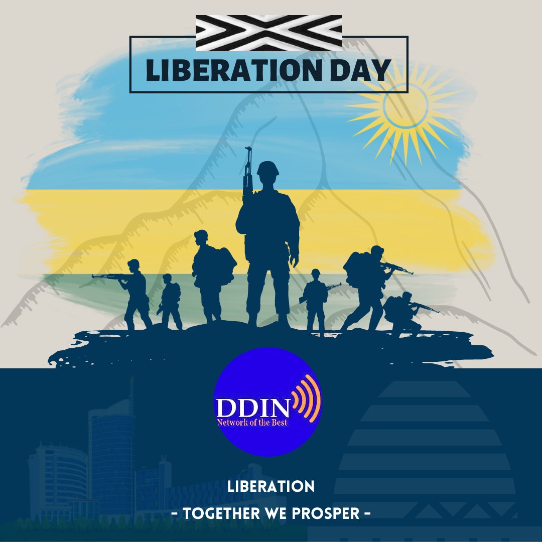 DdinLtd's tweet photo. We cherish the guaranteed security, restored dignity and regained hope. Together we prosper. #Kwibohora29 https://t.co/h40sJEsci3