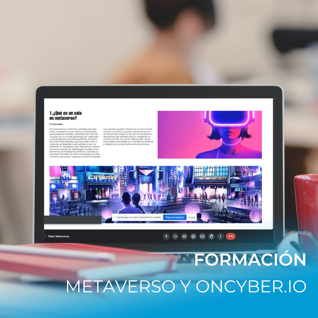 ElFactorH_'s tweet photo. 💫¿Estás preparado para descubrir el metaverso?

👥 Nuestro equipo de #comunicación impartió una formación interna a los profesionales de @CONSIDERApl sobre “#Metaverso y #Oncyber.io”. 

🔎¡Exploramos las posibilidades que ofrecen estos entornos digitales a las empresas! https://t.co/kYzHTAdBbj