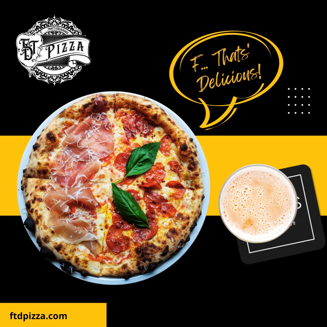 FtdPizza's tweet photo. 🍕🍴Ready for a slice of the best pizza in Riga? Come visit us at FTD Pizza x Ārpus Taproom at Tērbatas iela 20!
Our patrons rave about the artisan pizzas we craft, each one bursting with vibrant flavors 🎉. But the deliciousness doesn't end there

#ftdpizza #riga #pizza #latvia https://t.co/ZXR48Ln9Dn