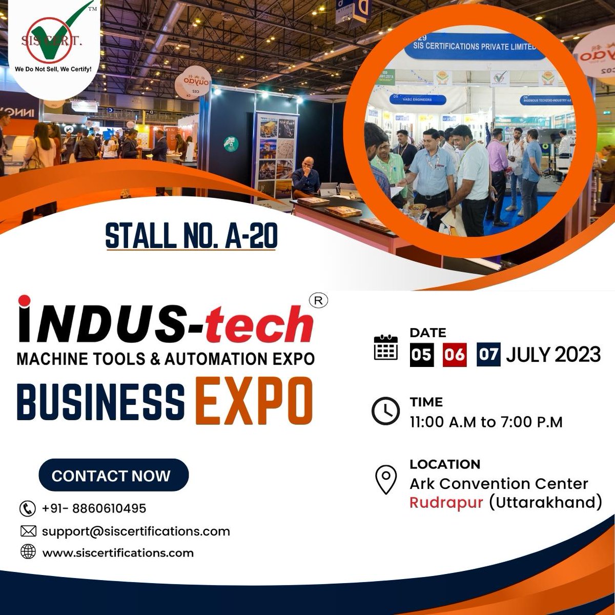 siscert's tweet image. Join us at #IndusTech Automation and Machine Tools Exhibition, where opportunities abound &amp;amp; success awaits! We cordially invite business professionals, visionaries &amp;amp; industry leaders to experience an event. 
Call at +91-8860610495
#SISCertifications #businessexpo #rudrapur #event