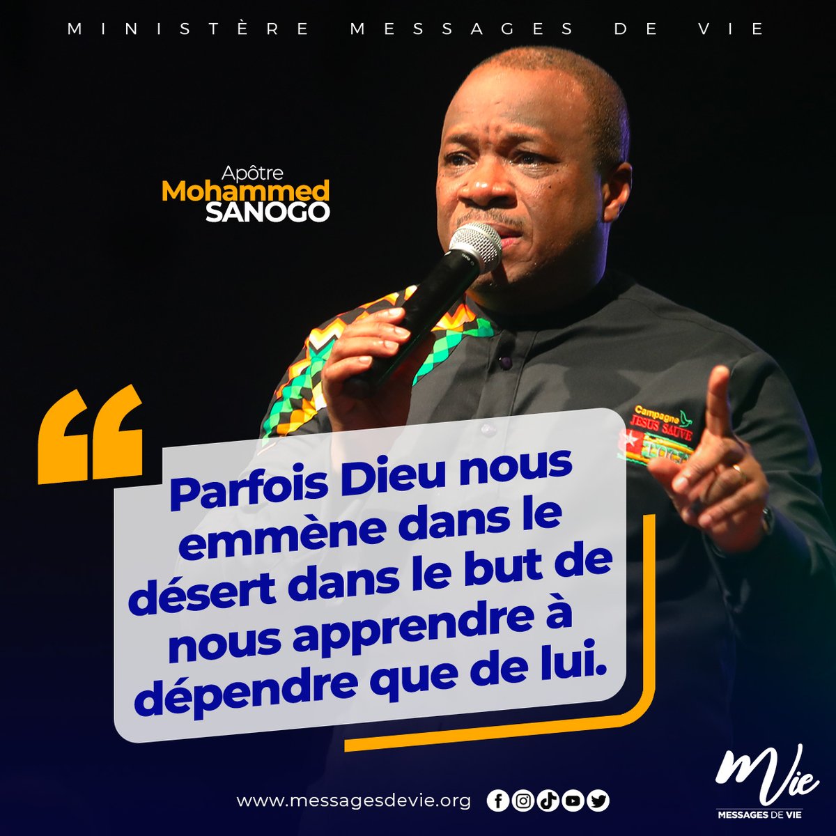 messagesdevie's tweet photo. C'est dans le désert que tu apprendras à dépendre de Dieu, c'est dans le désert que tu connaîtras tes vrais amis.
[C'est à cet endroit que tu développeras ta relation avec le Saint-Esprit]
C'est dans ce désert que tu découvriras que Dieu est ton seul appui et ton seul vrai ami. https://t.co/MFo40VKna3