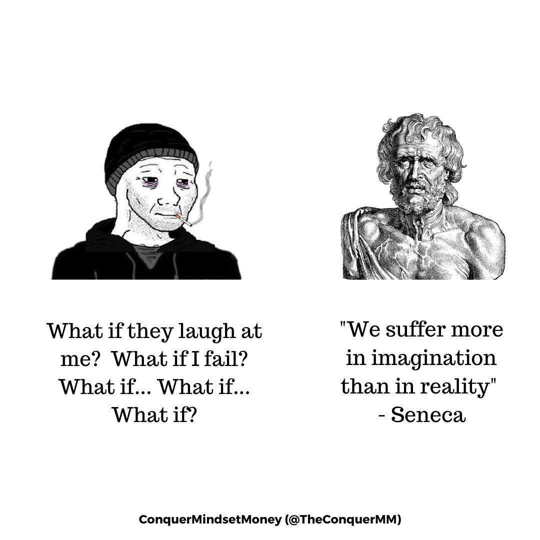 TheConquerMM's tweet photo. Overthinking is the fastest way to become miserable. https://t.co/5U2QIUFVUc