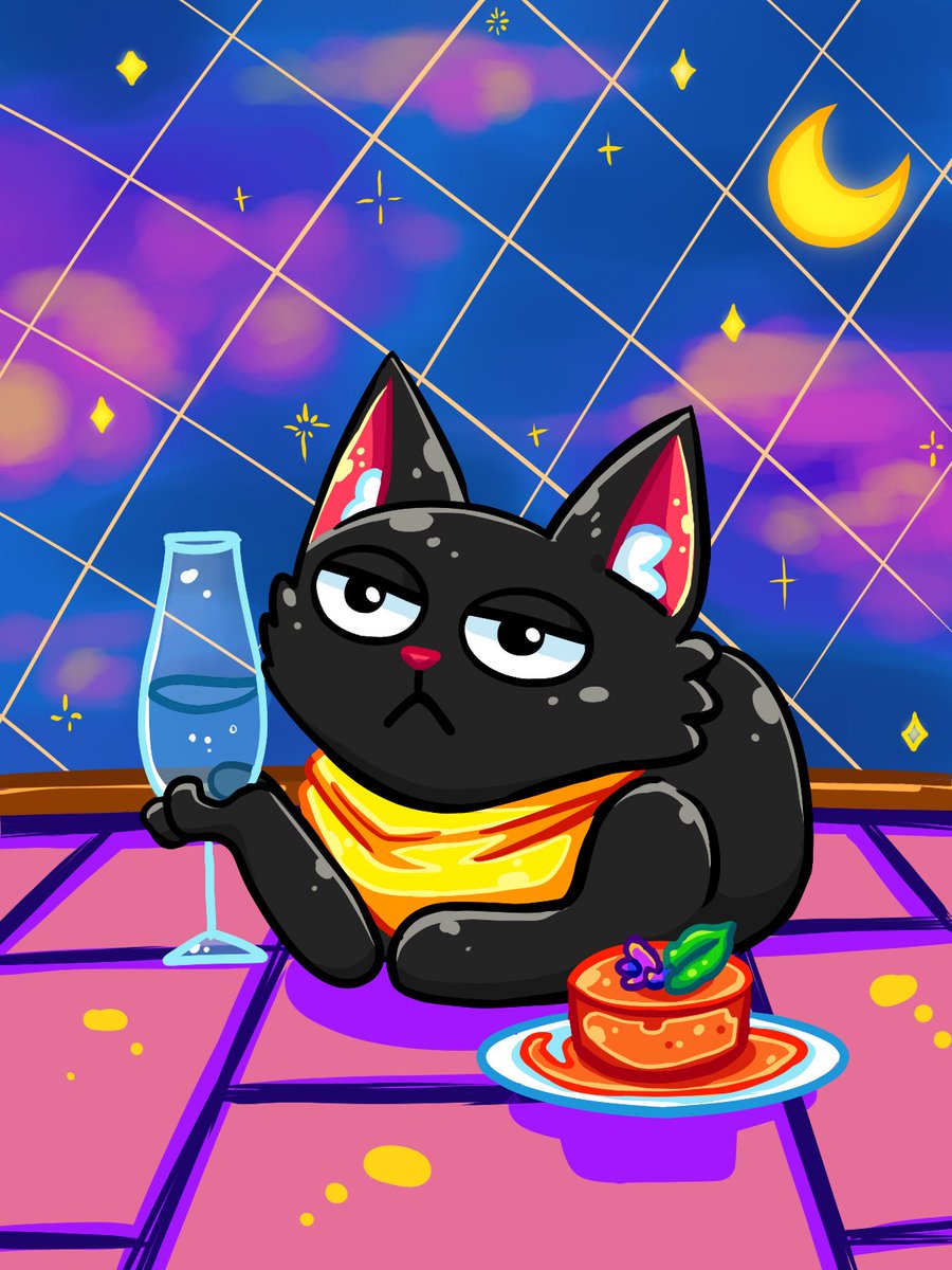 SavielArt's tweet photo. Wip. I'm going to make small animation, hopefully today :D #sometimesimalone #cat #cartoon https://t.co/fqpDUyfiSw