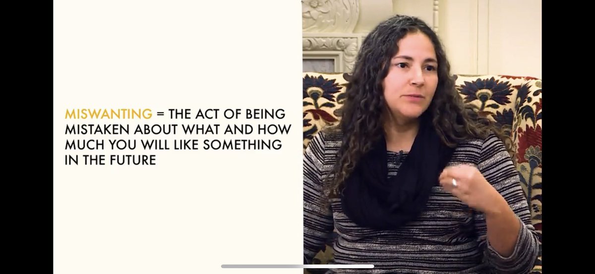 VipsMDMEd's tweet photo. So many knowledge bombs dropped by @lauriesantos in this @coursera (free, thanks to @CUAnschutz)
#MisWanting
#HedonicAdaptation
#ImpactBias https://t.co/5R1mcP0ZdG