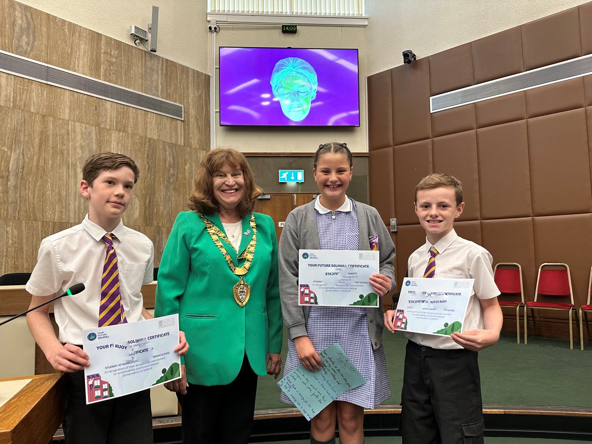 We are delighted that three of our Eco team were invited to take part in the very first Your Future Solihull Primary event last week. They watched a production about Mother Earth and wrote some poetry.