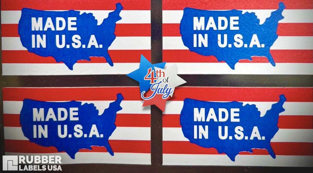 RubberLabels's tweet image. Celebrating the spirit of independence this #4thofJuly, we proudly embrace our #MadeInTheUSA labels, supporting local manufacturing and fostering growth in communities across the nation! 

Wishing you all a great day! 🎉

🇺🇸 rubberlabelsusa.com 

#RubberIndustry #SmartLabels