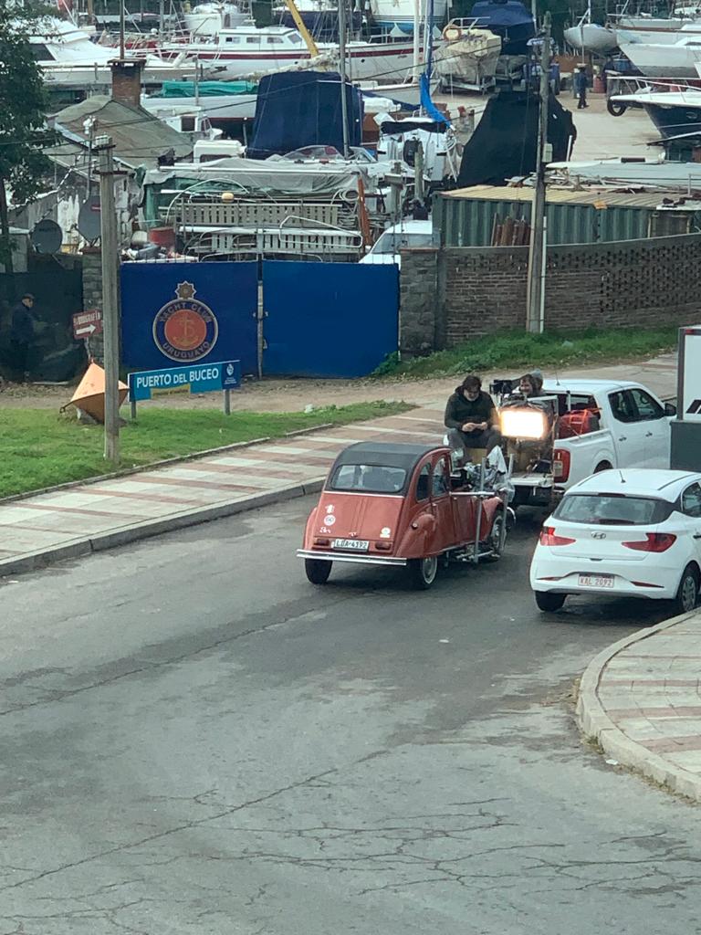 Acá una foto casual adentro del auto, sin producción ninguna...