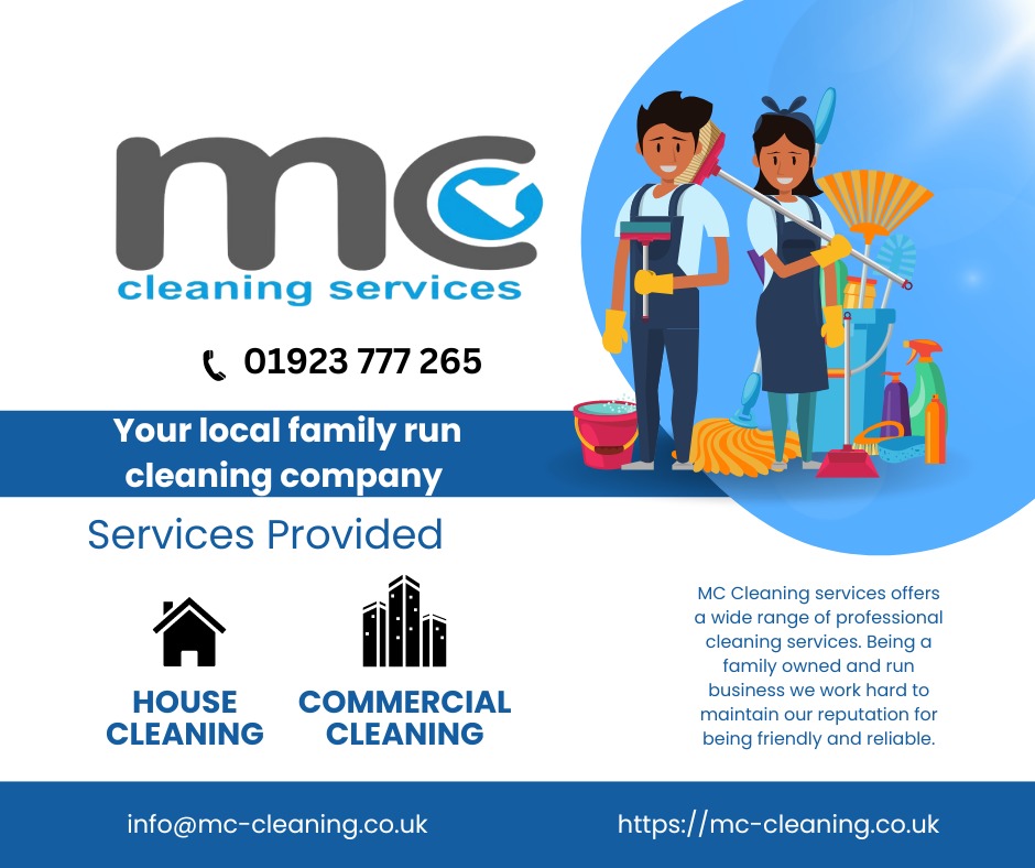 MCCleaning1's tweet photo. Get in touch 
Info@mc-cleaning.co.uk 
#Rickmansworth #Watford #cleaning https://t.co/759z9TrIUD