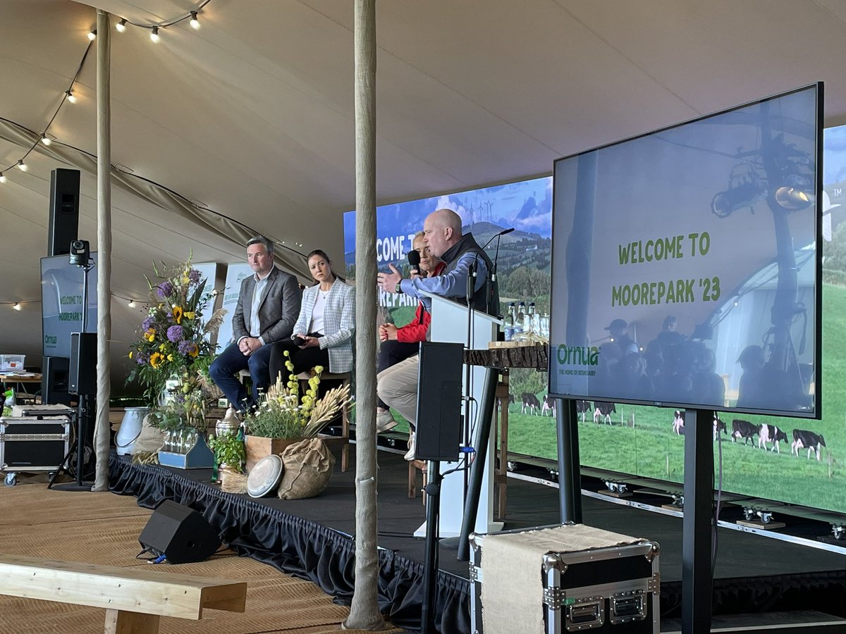 The day is well underway and talks just kicking off here #moorepark23 <a href="/teagasc/">Teagasc</a> <a href="/ornua/">Ornua</a> <a href="/NDC_ie/">National Dairy Council</a> 🌱