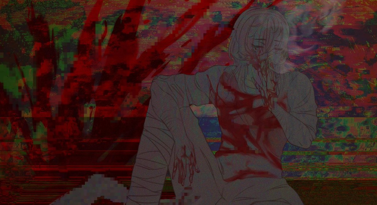 wwwormeow's tweet photo. Still really love this art. By the way! A small update that you probably won't see: the novel is now available on Android!

#visualnovel #rottendinnerVN #rottendinner #gore https://t.co/HnWfHGXLf0