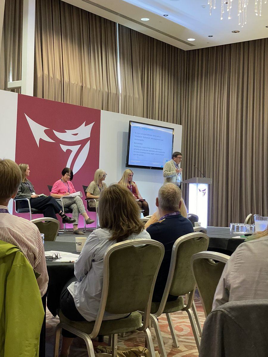 Great snippet from this morning:  Meaningful engagement isn’t consultation. It isn’t “this is the solution what do you think”. Engagement must be much more early on. 

#OneBig2023 @CHCymru @Devonshires #residentengagement #socialhousing #welshhousing