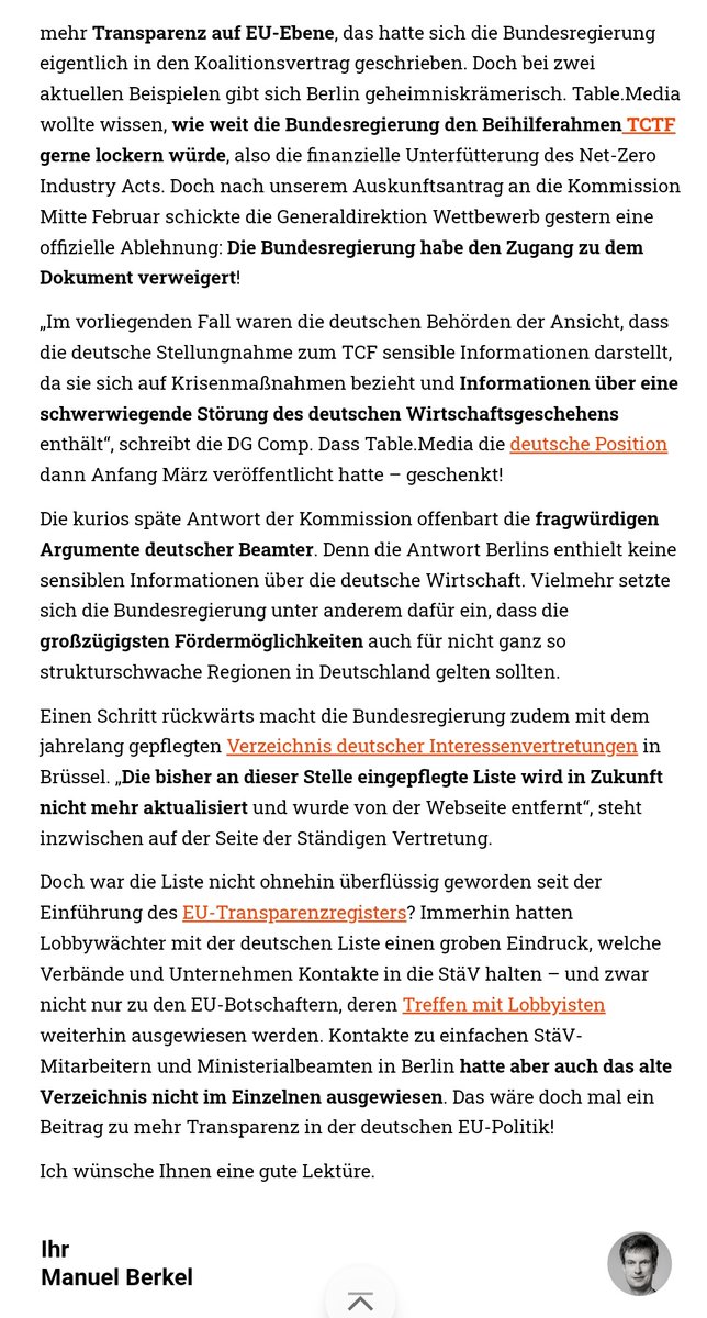 huettemann's tweet photo. Schade @germanyintheeu, die Übersicht 🇩🇪 #lobbyEU auf der Stäv-Website war etliche Jahre nützlich, weil "nur" Kontakte der 🇩🇪 🇪🇺 Botschafter:innen natürlich nicht das ganze Lobbybild bieten. Immerhin erster guter Schritt, dank @eu2020de! #transparencyEU
https://t.co/7vUAFB1sZm https://t.co/lhRu5g60nX