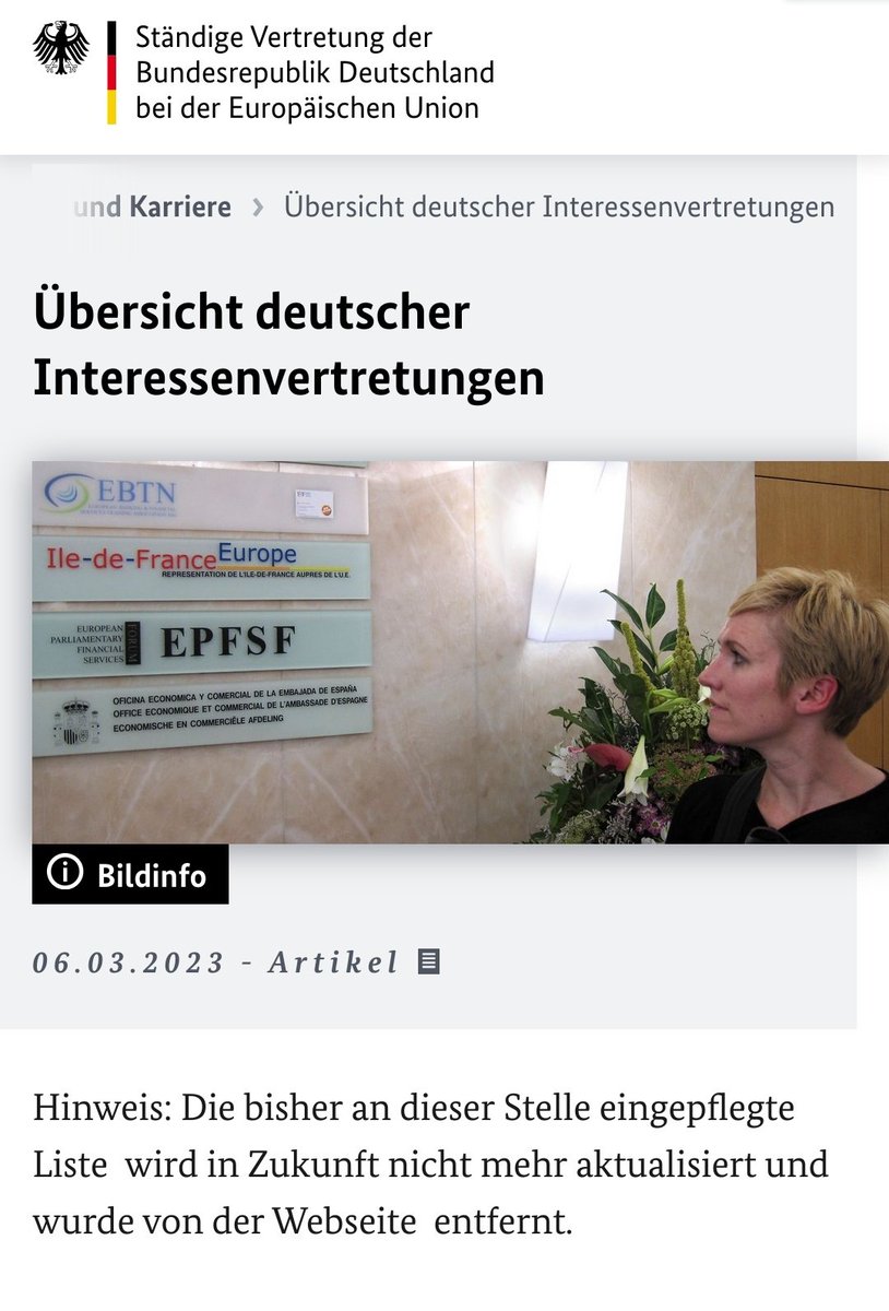 huettemann's tweet photo. Schade @germanyintheeu, die Übersicht 🇩🇪 #lobbyEU auf der Stäv-Website war etliche Jahre nützlich, weil "nur" Kontakte der 🇩🇪 🇪🇺 Botschafter:innen natürlich nicht das ganze Lobbybild bieten. Immerhin erster guter Schritt, dank @eu2020de! #transparencyEU
https://t.co/7vUAFB1sZm https://t.co/lhRu5g60nX