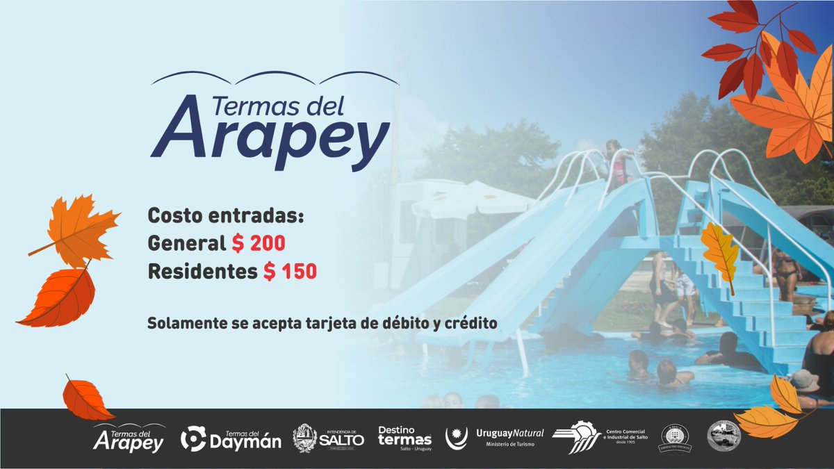 AndresLimaFA's tweet photo. También en Termas del Arapey los esperamos, además de la calidad de nuestras aguas y diversos atractivos tenemos importantes promociones. El camino de acceso está hecho a nuevo y eso también da tranquilidad. Salto los espera. https://t.co/ONbkztwSor