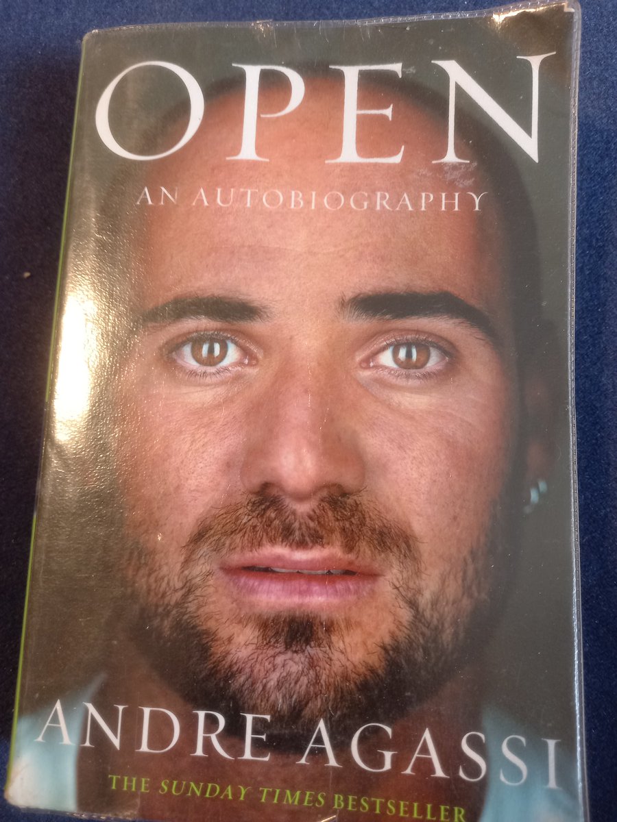 CarolynneButler's tweet photo. What a fantastic book. Thoroughly enjoyed it. #AndreAgassi #tennis https://t.co/l4wbyjZvhl